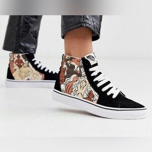 Vans Breast Cancer Awareness Lady Ladi Sk8-Hi Black Skate High Shoes Sneaker 8.5